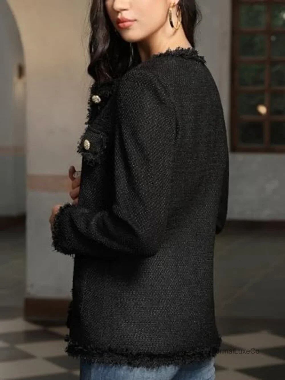 N/A women’s tweed